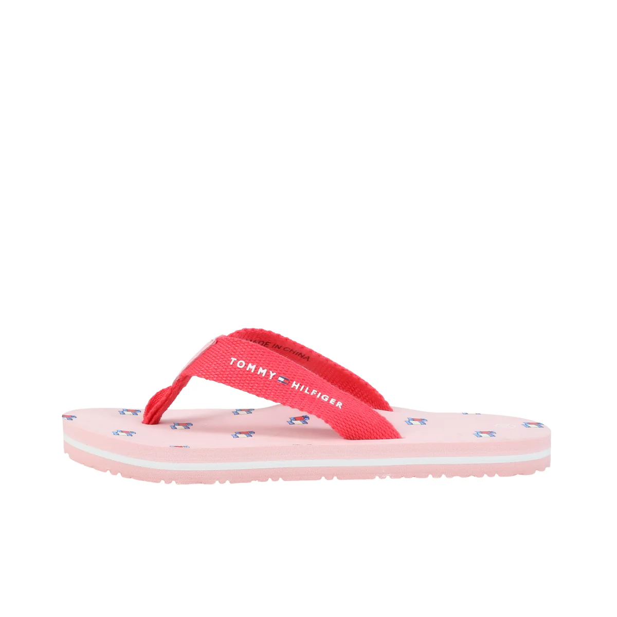 Flag Print Flip Flop Pink Fuch - Image 2