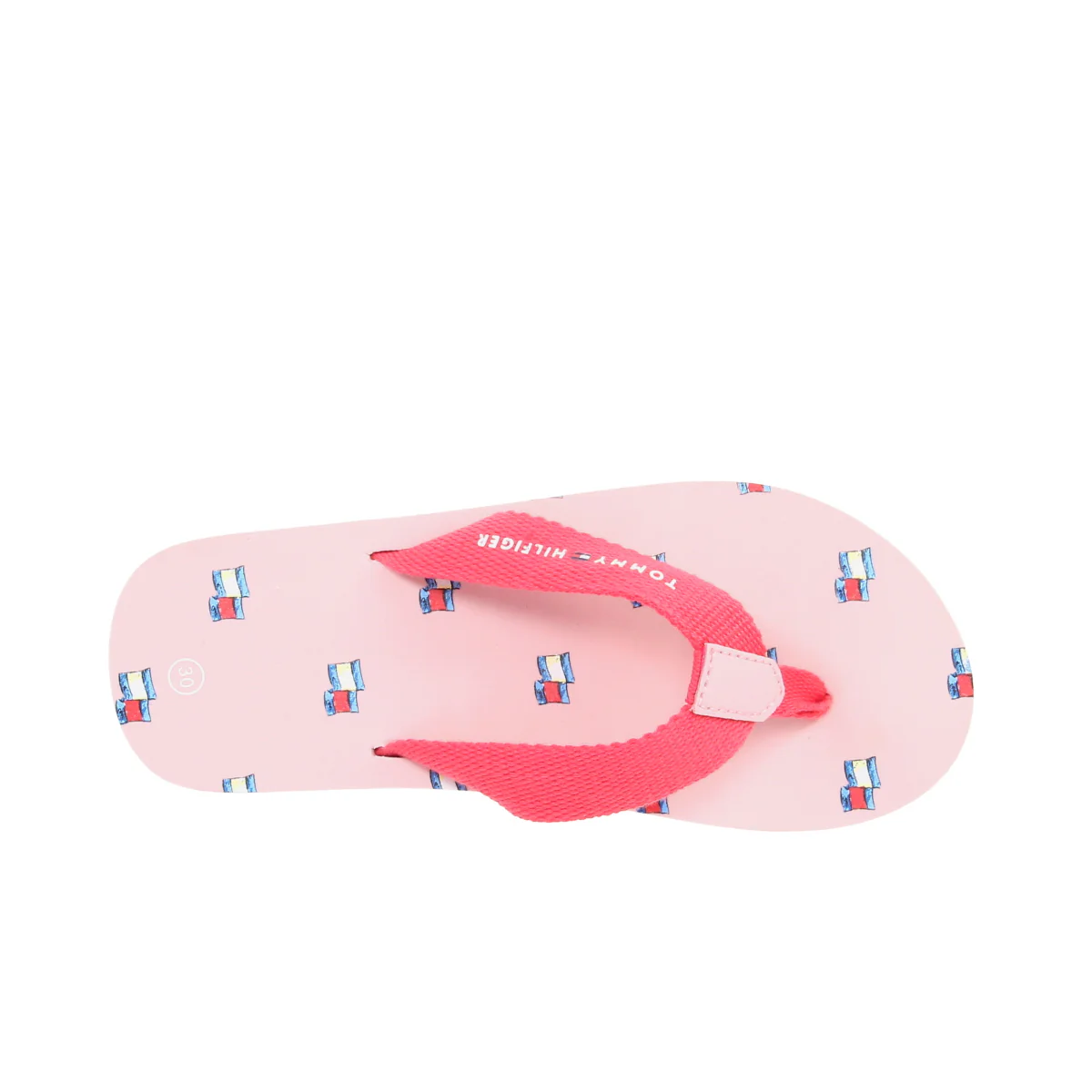 Flag Print Flip Flop Pink Fuch - Image 4