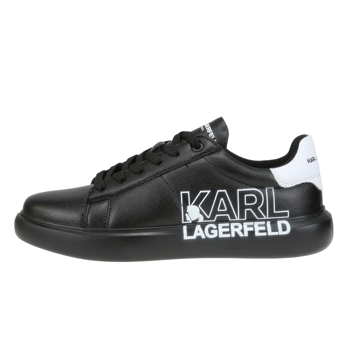 Textured Leather Sneaker With - Image 3