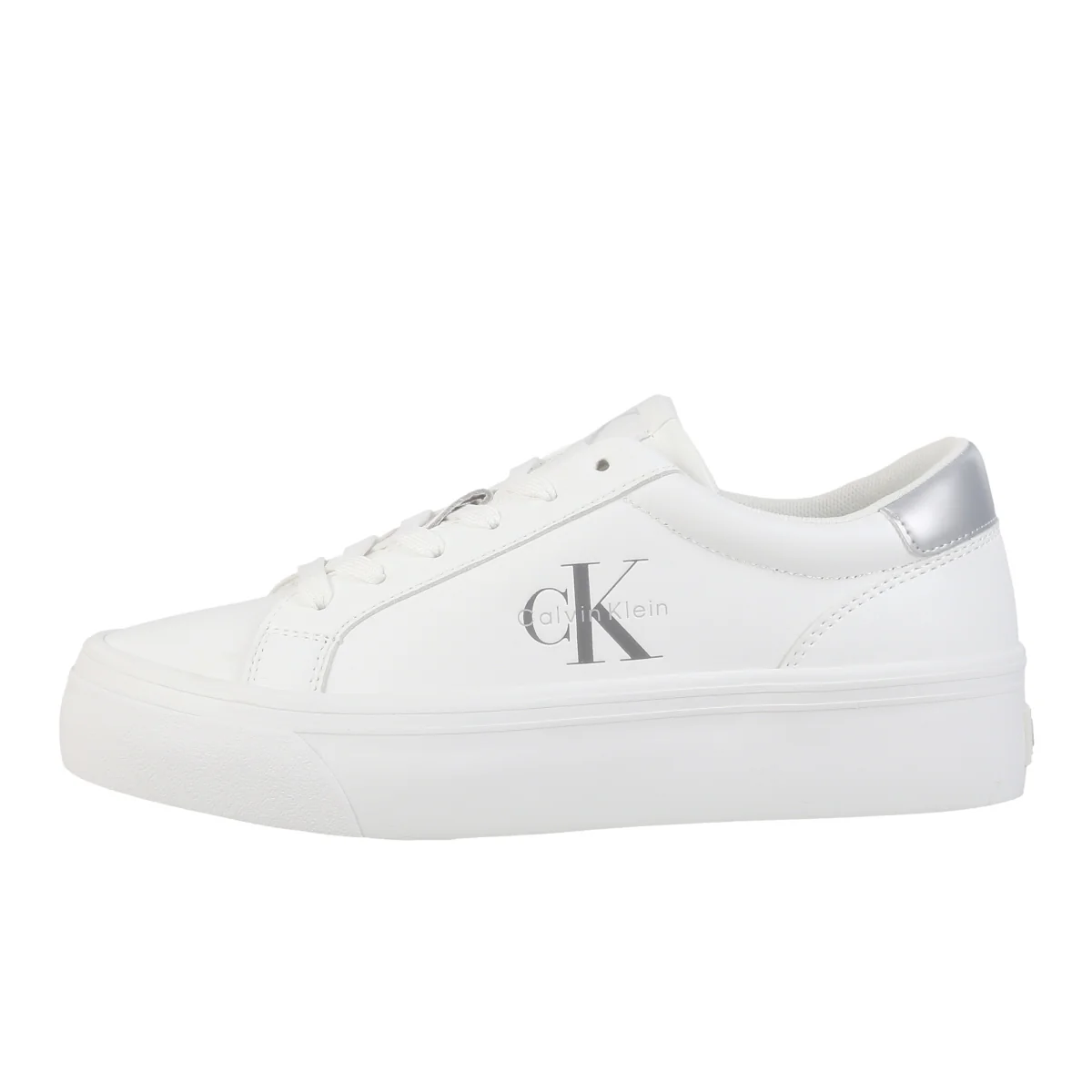 Vulc Flatf Lth Silver Logo Tag - Image 2